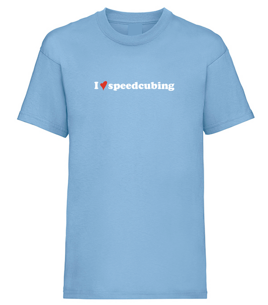 I Love Speedcubing T-Skjorte