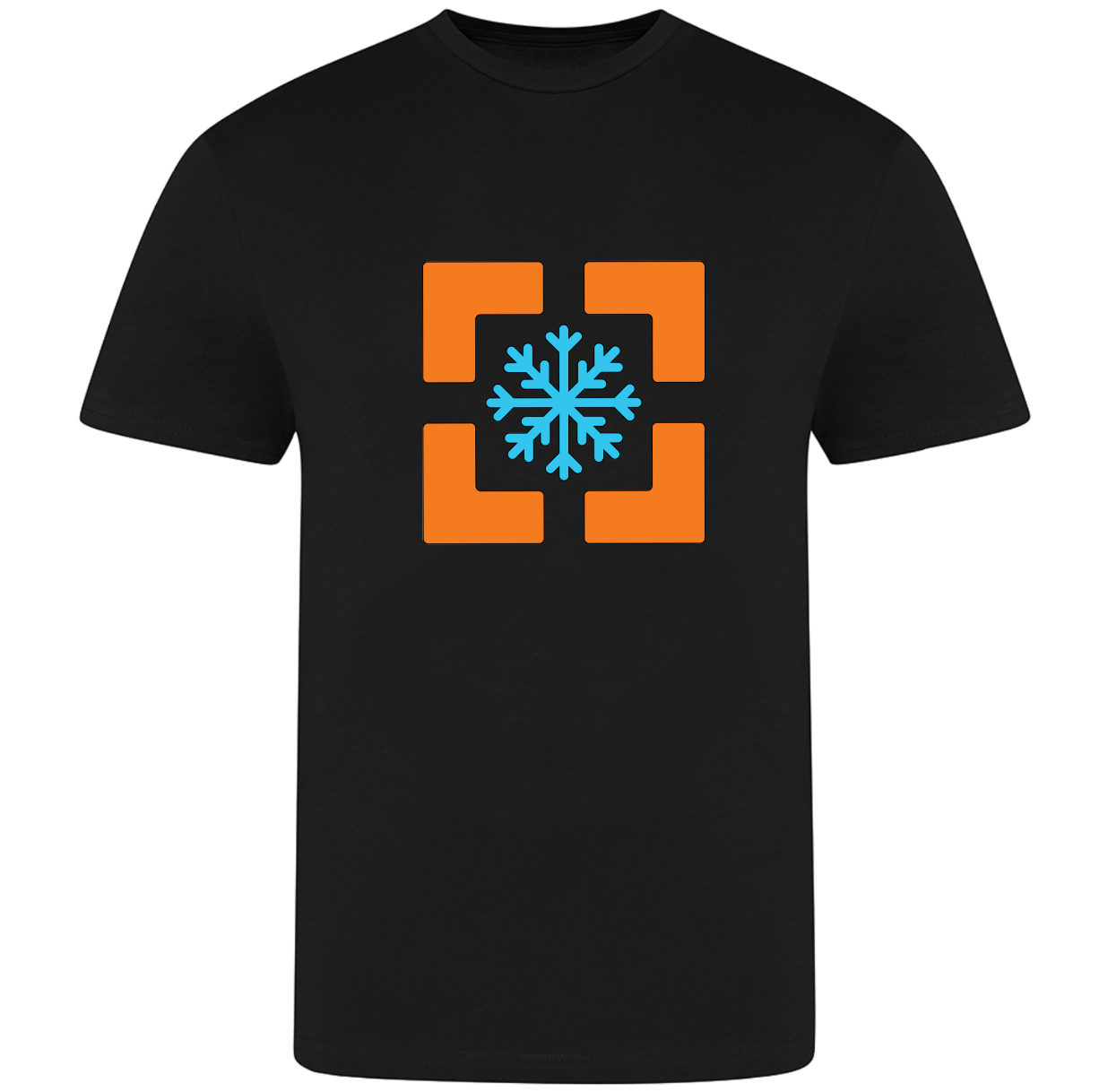 Nordicube Stor Logo Svart T-Skjorte